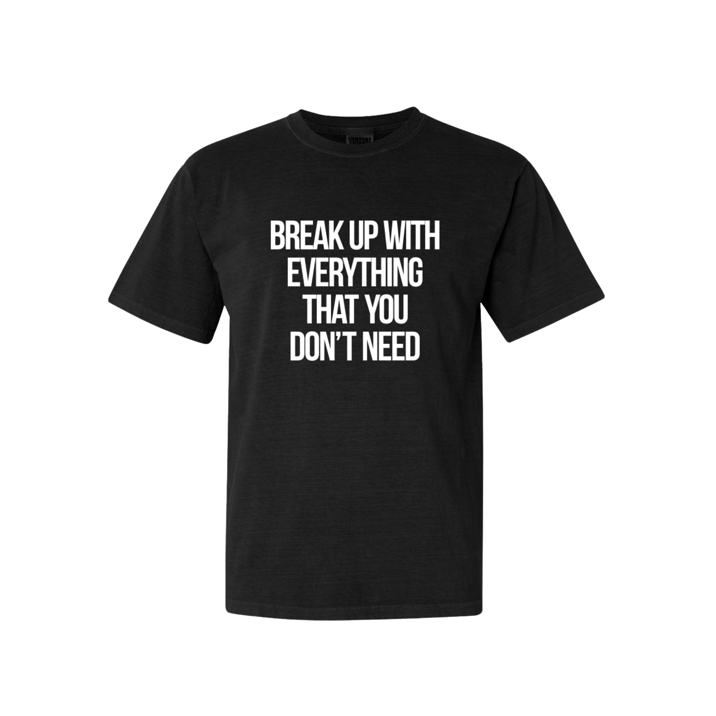 Break Up Black T-Shirt