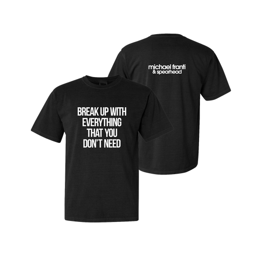 Break Up Black T-Shirt