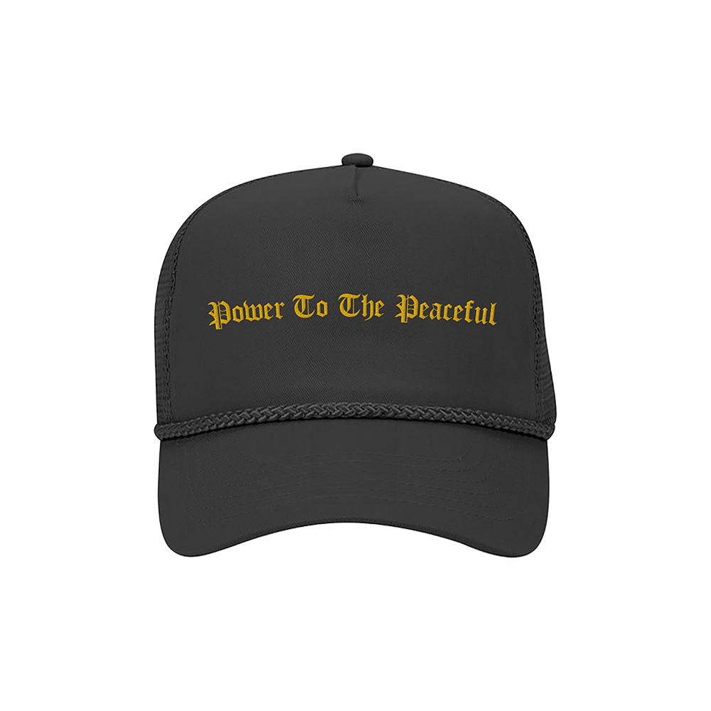 Power To The Peaceful Trucker Hat