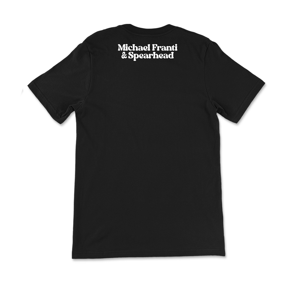 Official Michael Franti Merchandise - Black Work Hard & Be Nice Tee