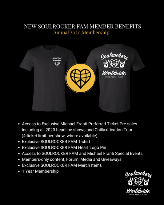 New 2020 Soulrocker Fam Member Benefits