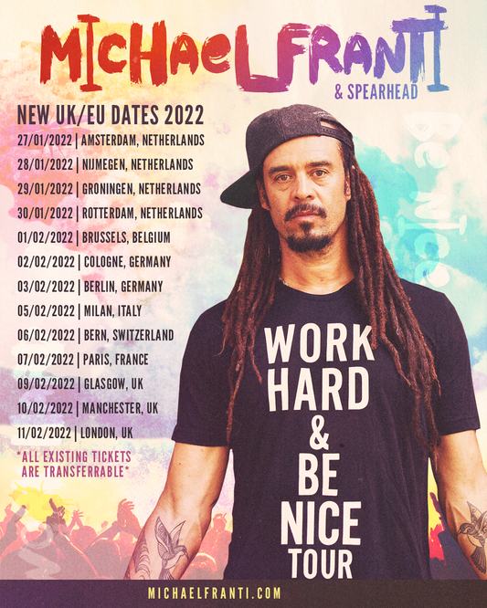 Updated 2022 UK/EU Tour Dates