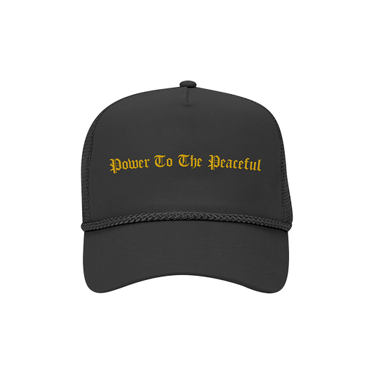 Power To The Peaceful Trucker Hat