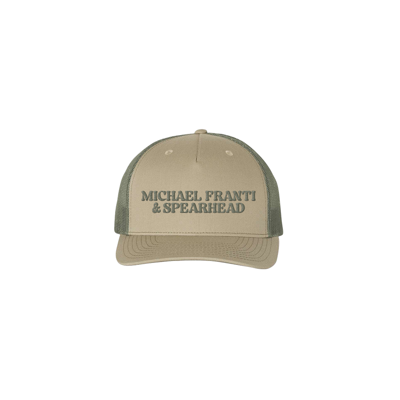 Khaki Logo Trucker Hat