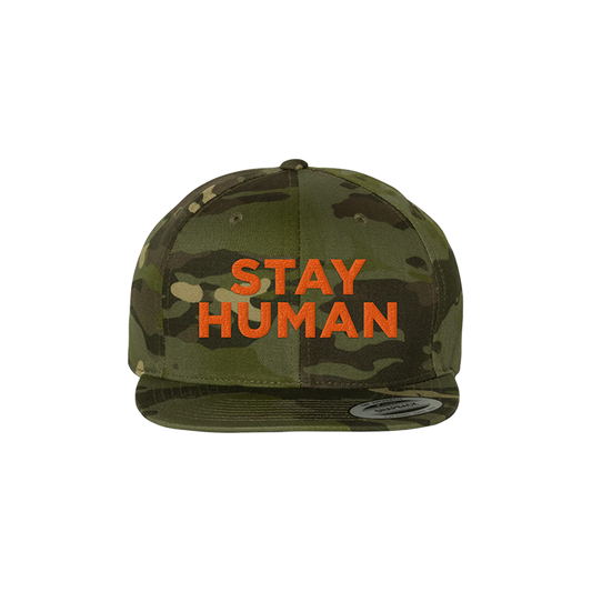 FAN CLUB EXCLUSIVE: Stay Human Camo Snapback Hat