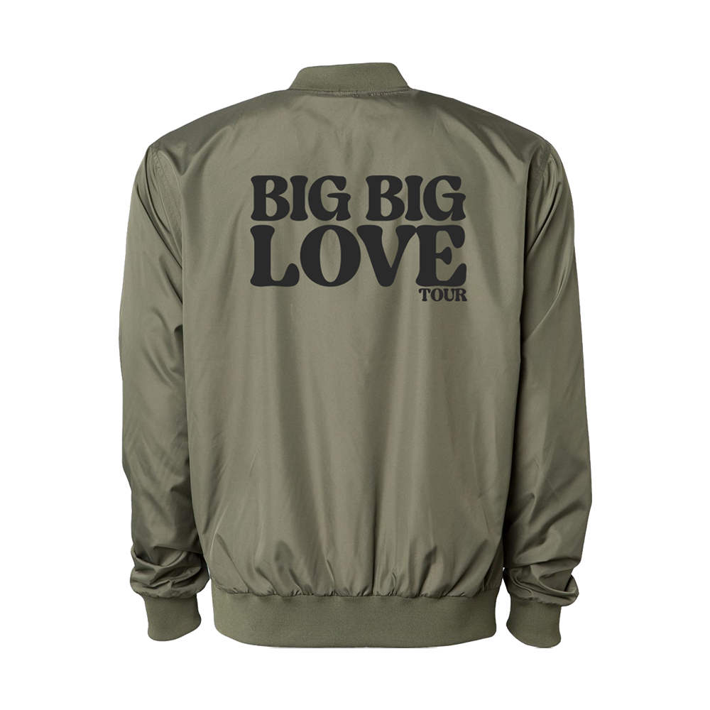 Official Michael Franti Merchandise - Big Big Love Army Bomber