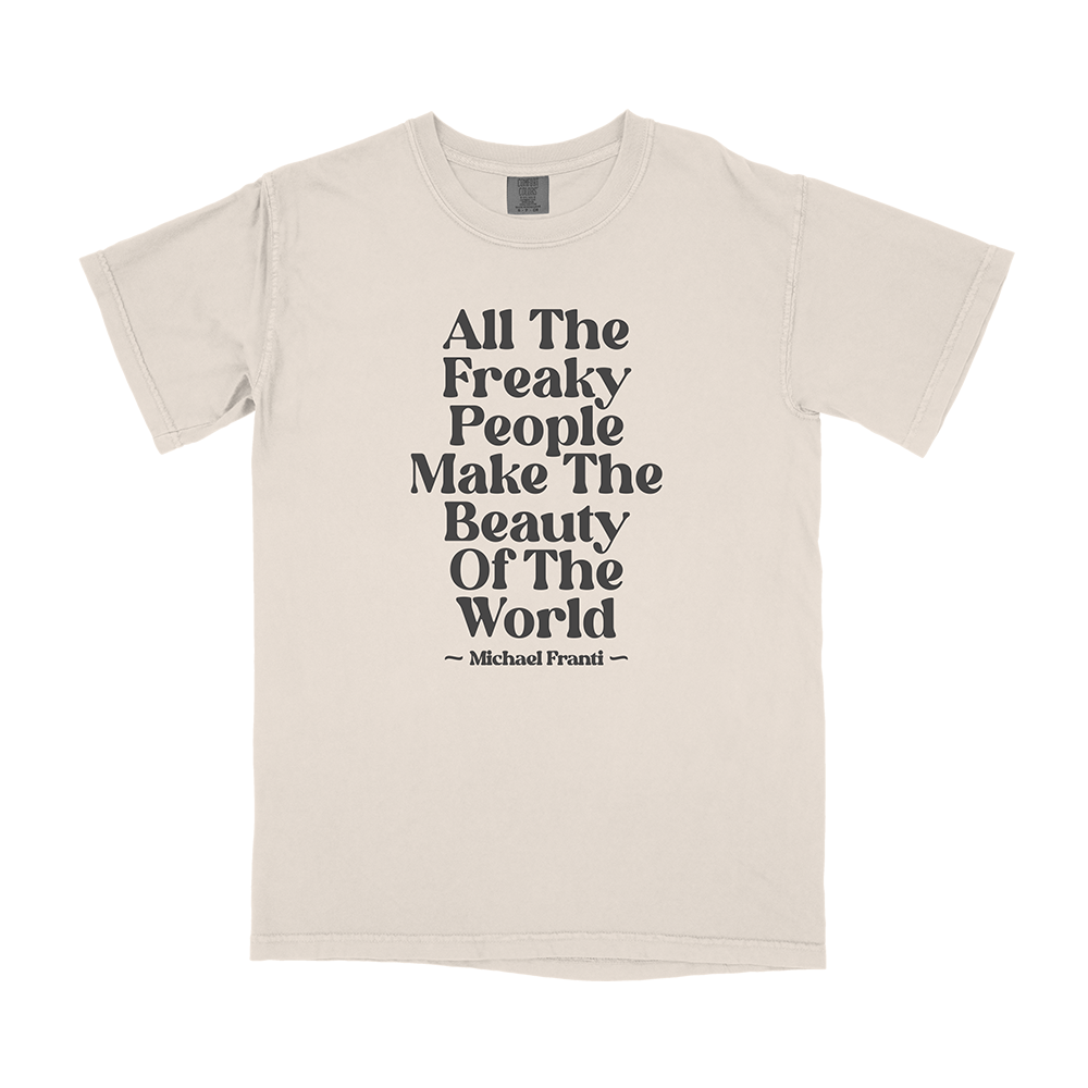 Official Michael Franti Merchandise - Ivory Freaky Tee