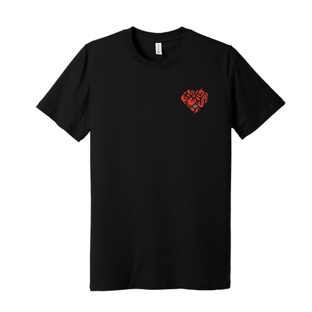 Official Michael Franti Merchandise - Black Heart Tee