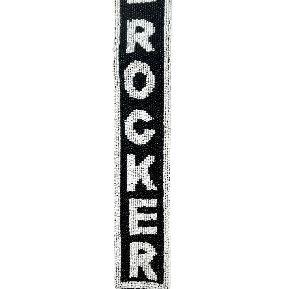Soulrocker Beaded Black/White Guitar Strap